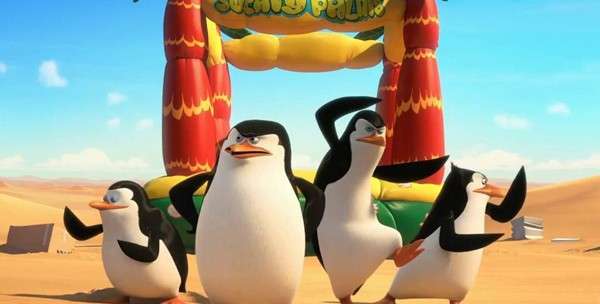 Una scena del film I Pinguini di Madagascar
