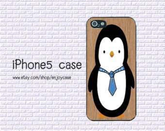 Un pinguino elegante sull'Iphone