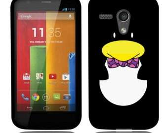 Cover per smartphone con pinguino e papillon