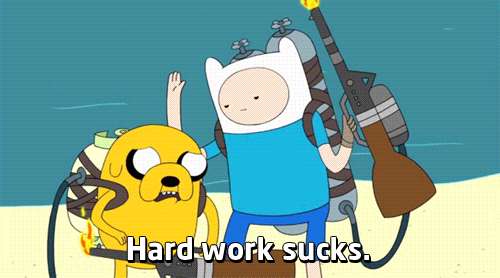 Adventure Time citazioni frasi - 2 lavorare