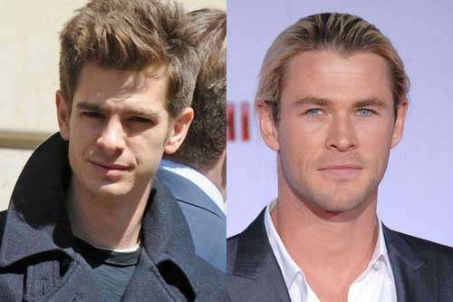 Andrew Garfield e Chris Hemsworth hanno la stessa età
