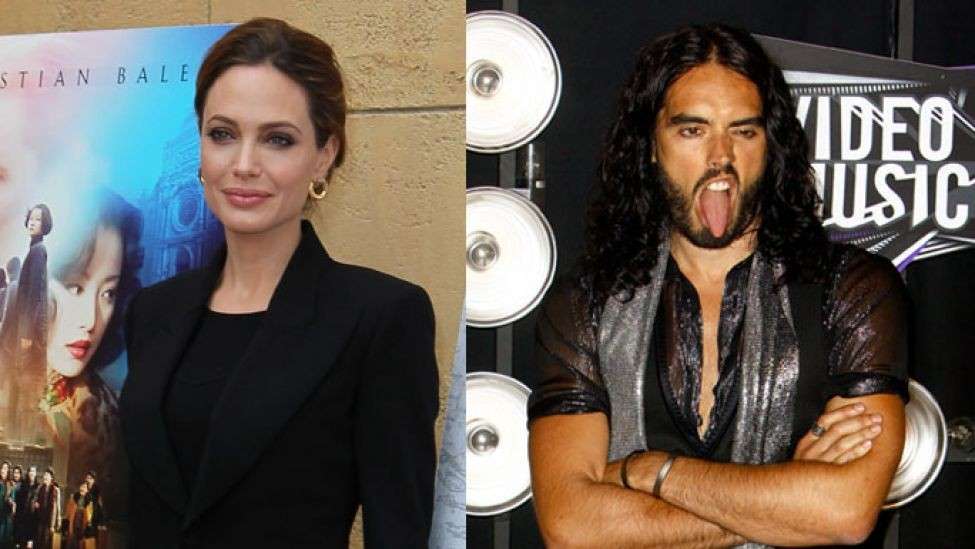 Angelina Jolie e Russell Brand sono del 1975