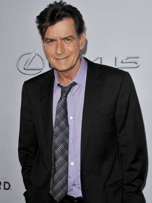 L'attore Charlie Sheen 