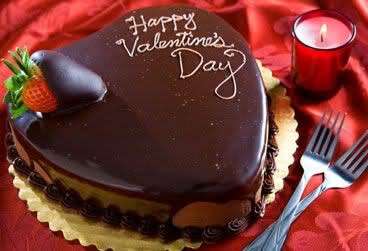 Torta al cioccolato Happy V Day