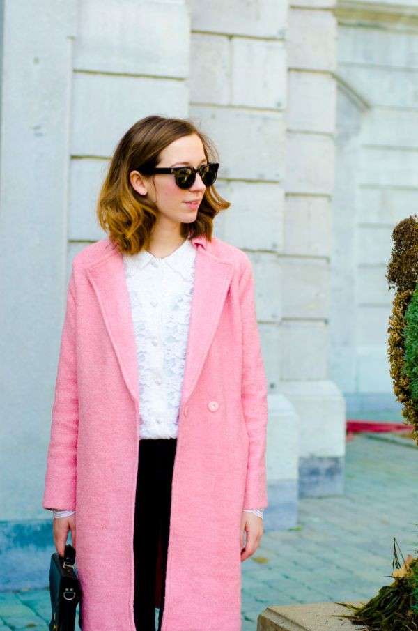 Come indossare il cappotto rosa con stile