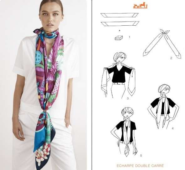 Annodare la sciarpa: The Boho Loop tie