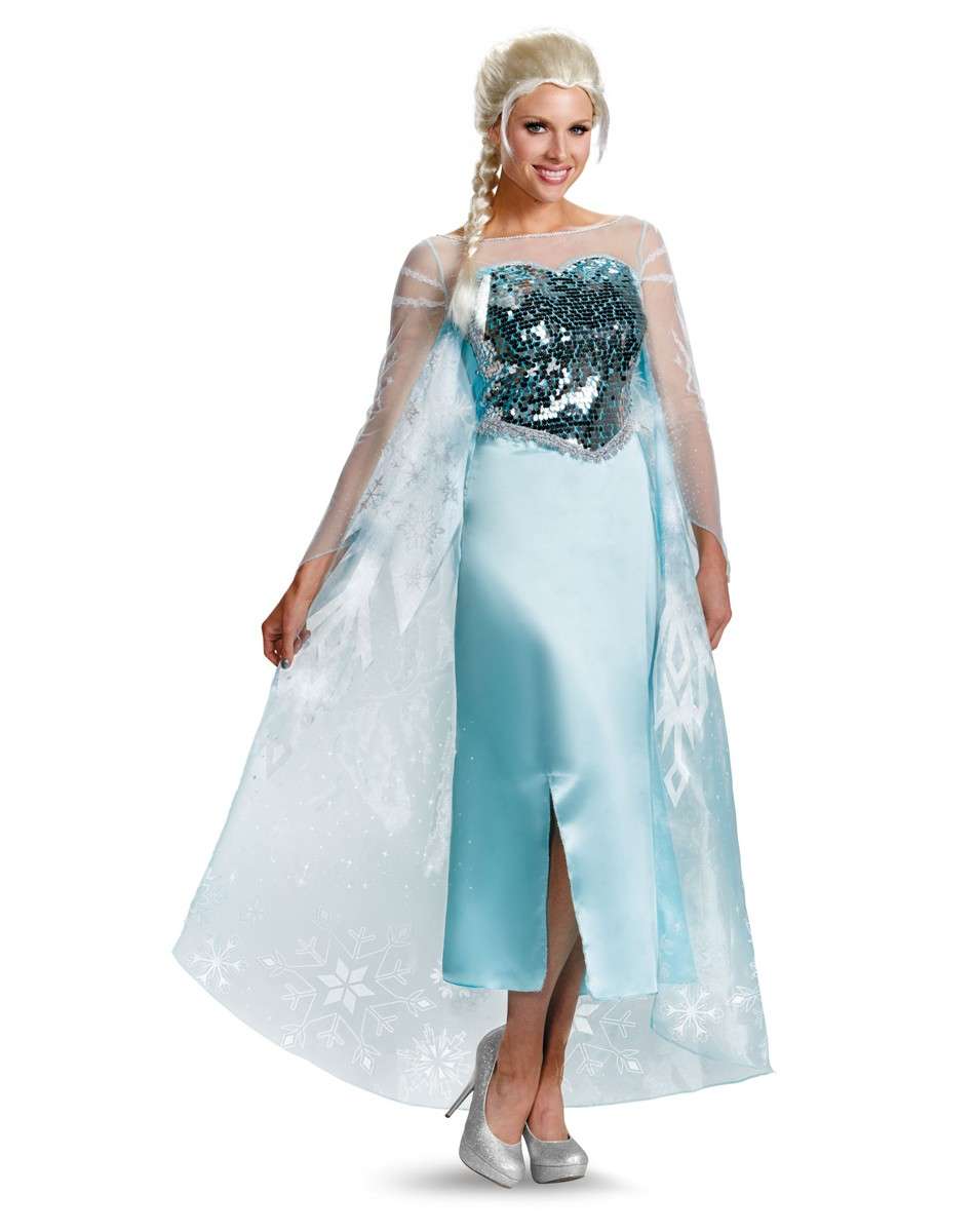 Costume di Carnevale ispirato a Elsa di Frozen