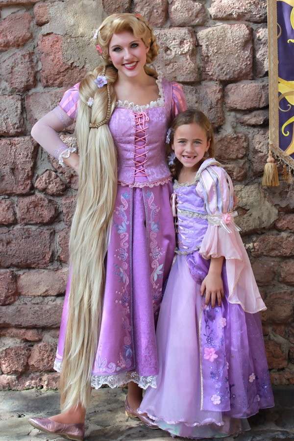 Costume di Rapunzel per Carnevale
