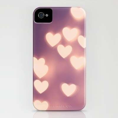 Cover per Iphone con cuori rosa