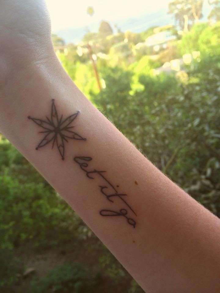 Tatuaggio con scritta 