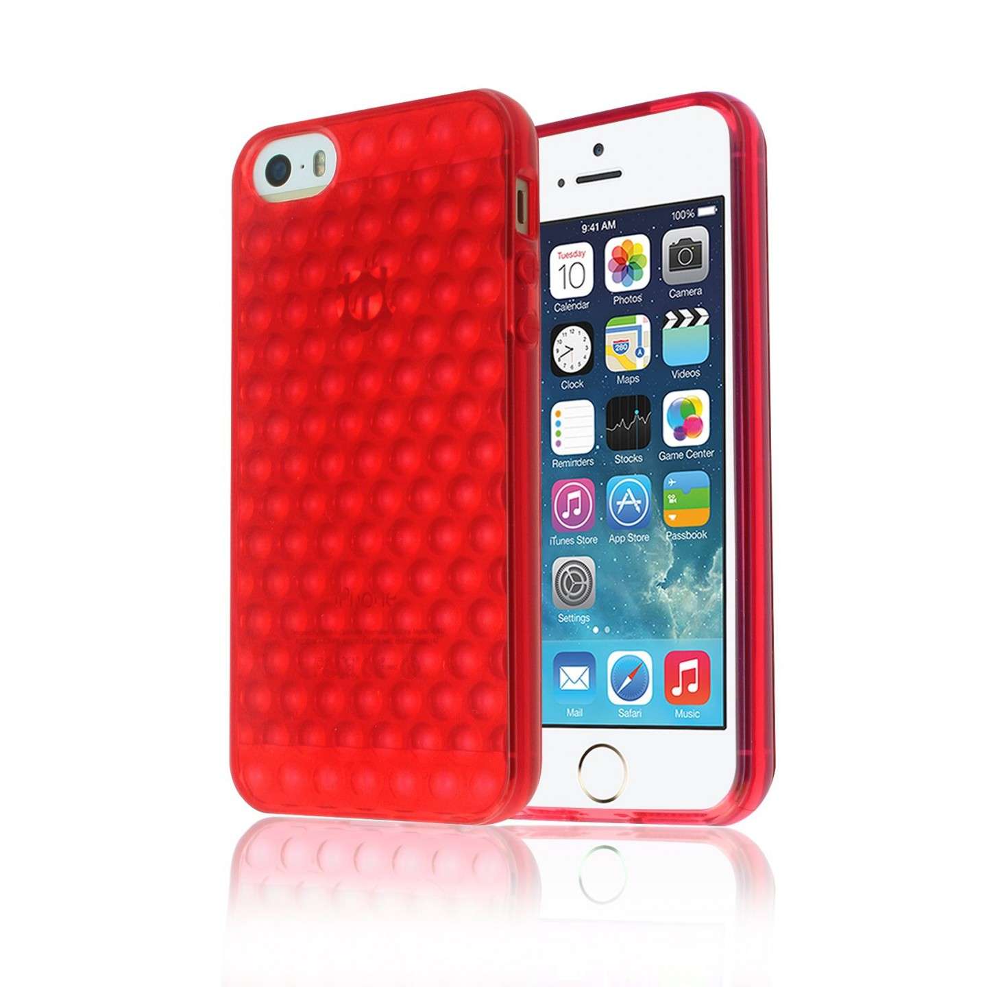 Cover con bolle rosse 