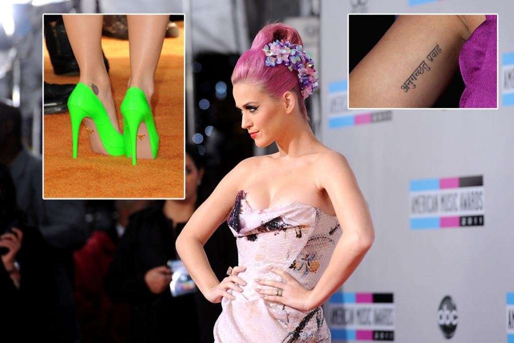 Alcuni dei tatuaggi di Katy Perry 