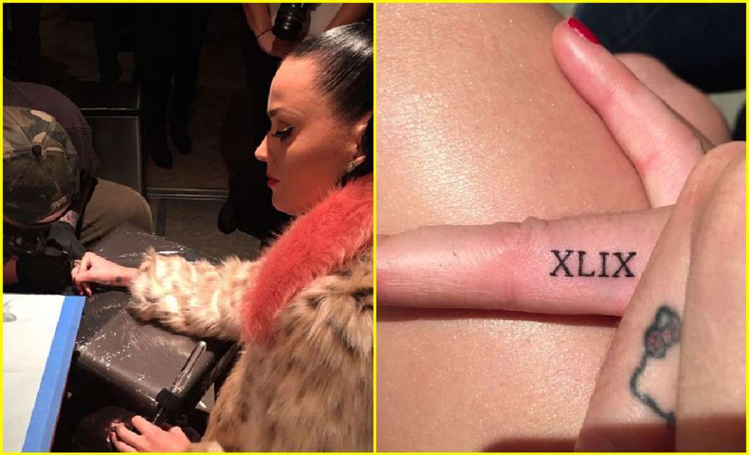 Katy Perry dal tatuatore