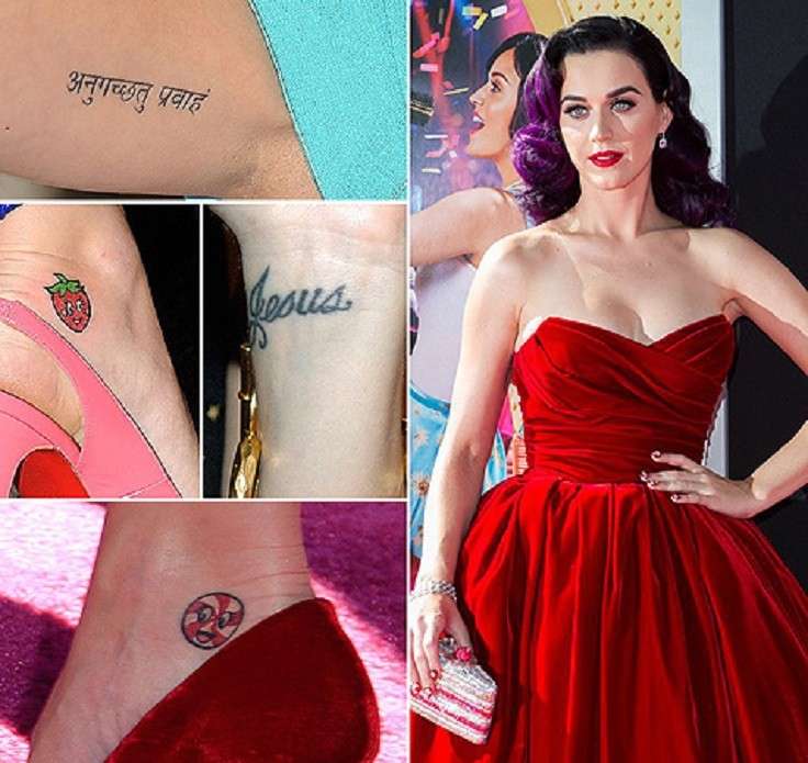 I numerosi tatuaggi di Katy Perry