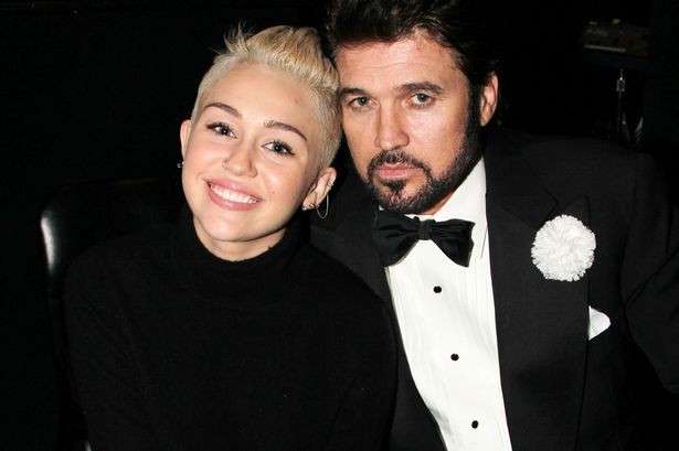 Miley Cyrus col padre Billy Rey
