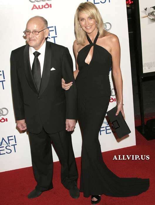 Sharon Stone con il padre