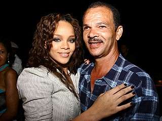Rihanna con il padre