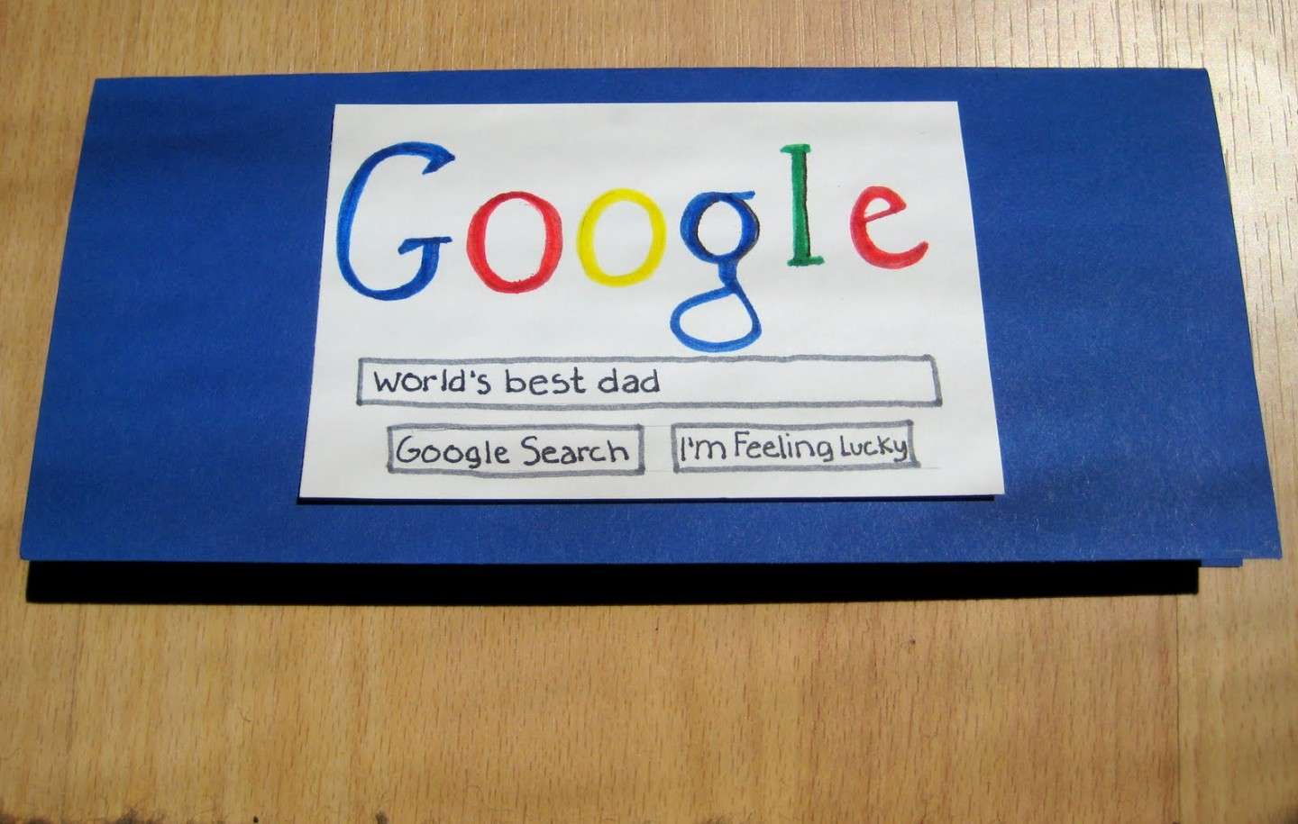 Biglietto Google per papà informatici