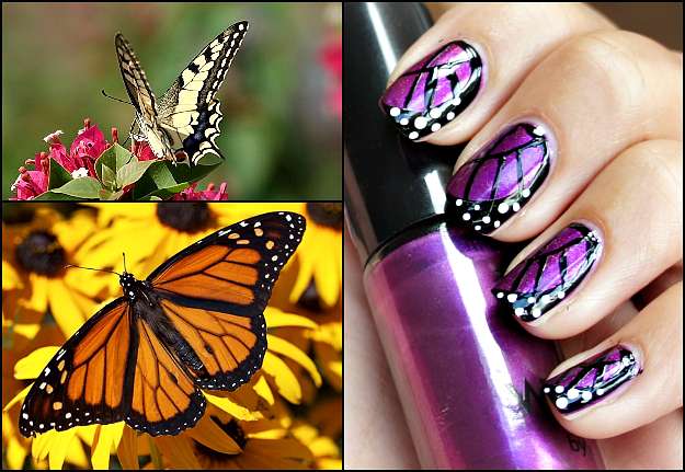 Come fare la nail art con farfalle