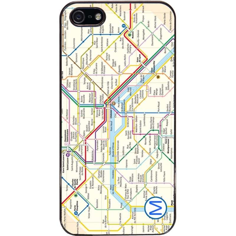La mappa della metro parigina sulla vostra cover