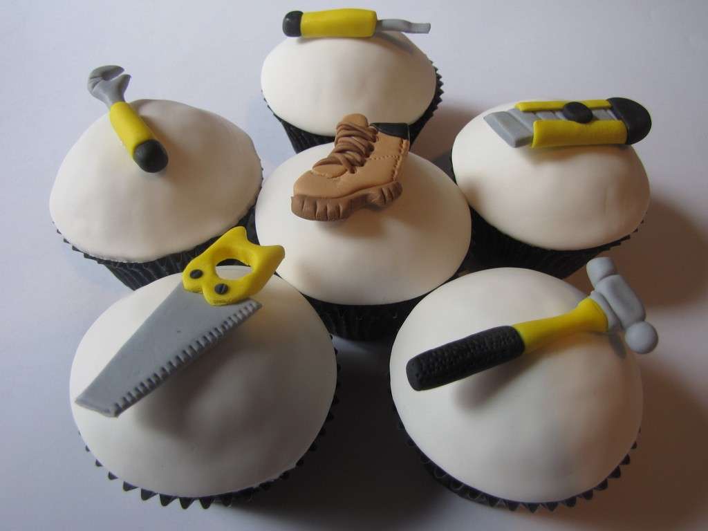 Cupcake con utensili per la Festa del Papà