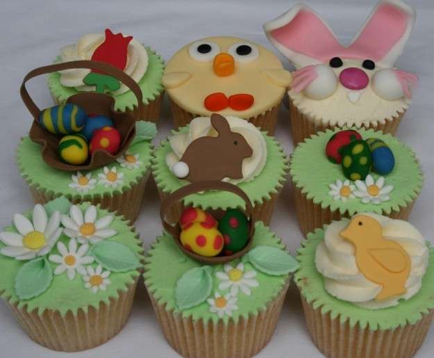 Cupcake di Pasqua coloratissimi