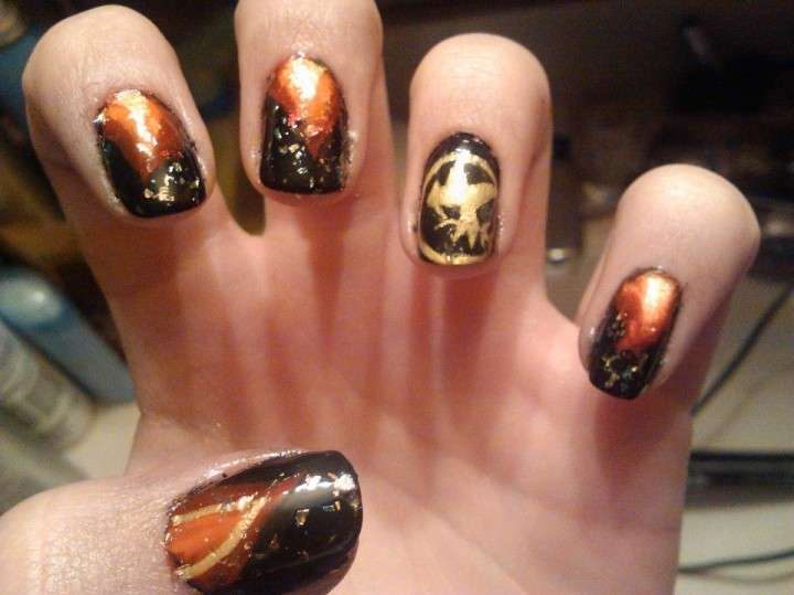Nail art Hunger Games