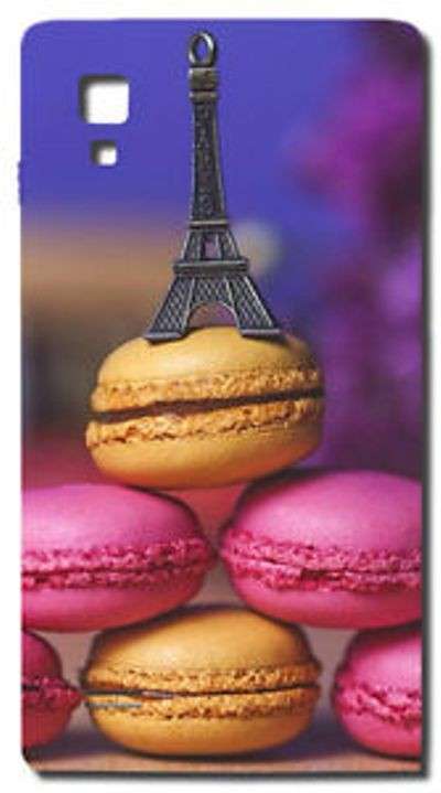 Cover con macarons e Torre Eiffels