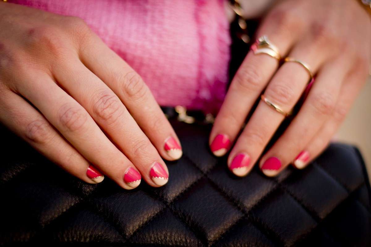La nail art rosa