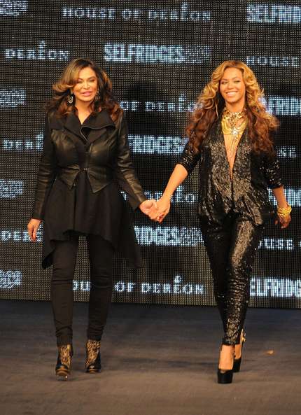 Beyoncé con la mamma