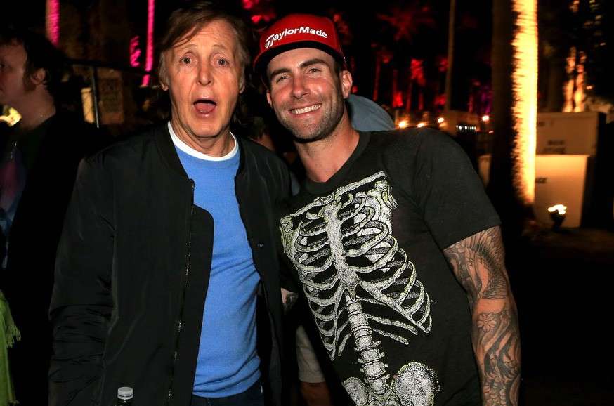 Coachella 2015 - Paul McCartney e Adam Levine