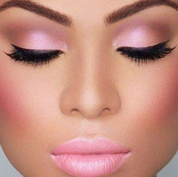 Makeup rosa perla