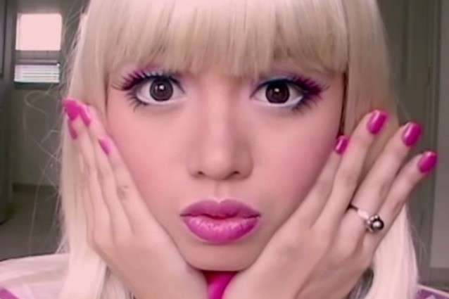 Makeup rosa da Barbie