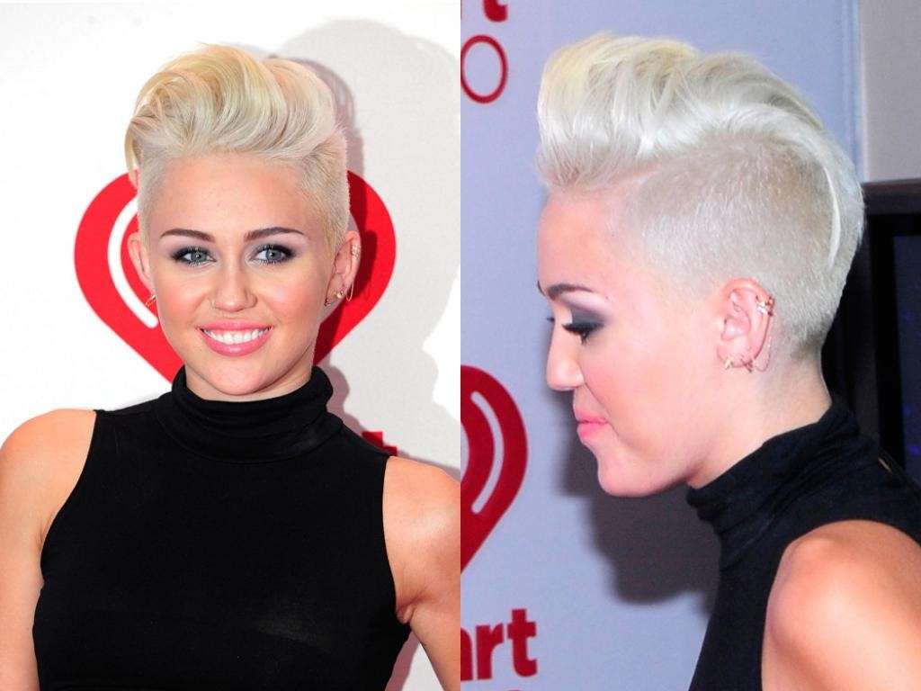 Miley Cyrus ed il look rock