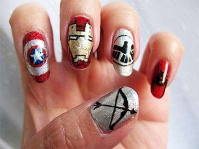 Un'idea per la nail art di The Avengers