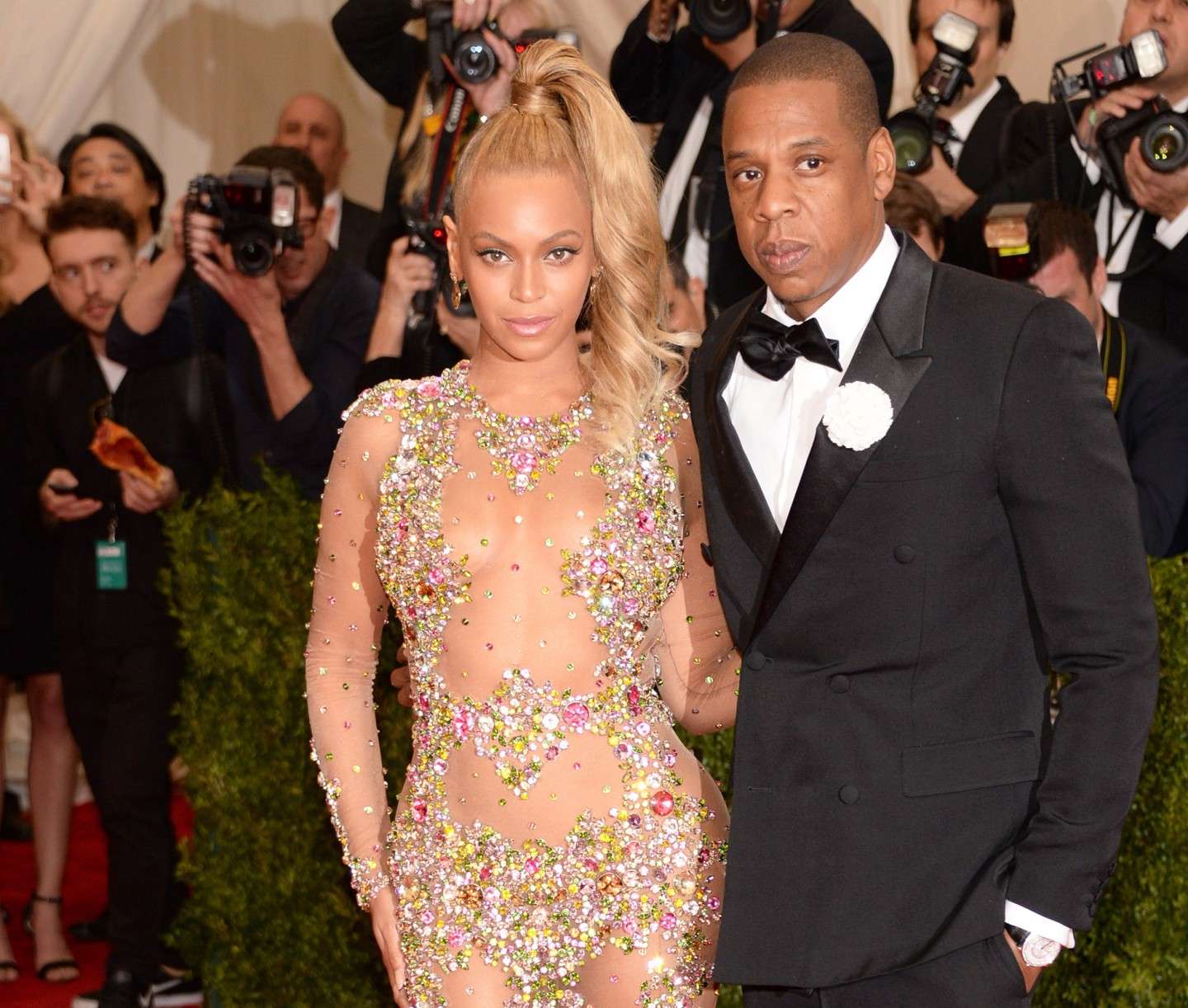 Beyoncé e suo marito Jay-Z al al Met gala 2015