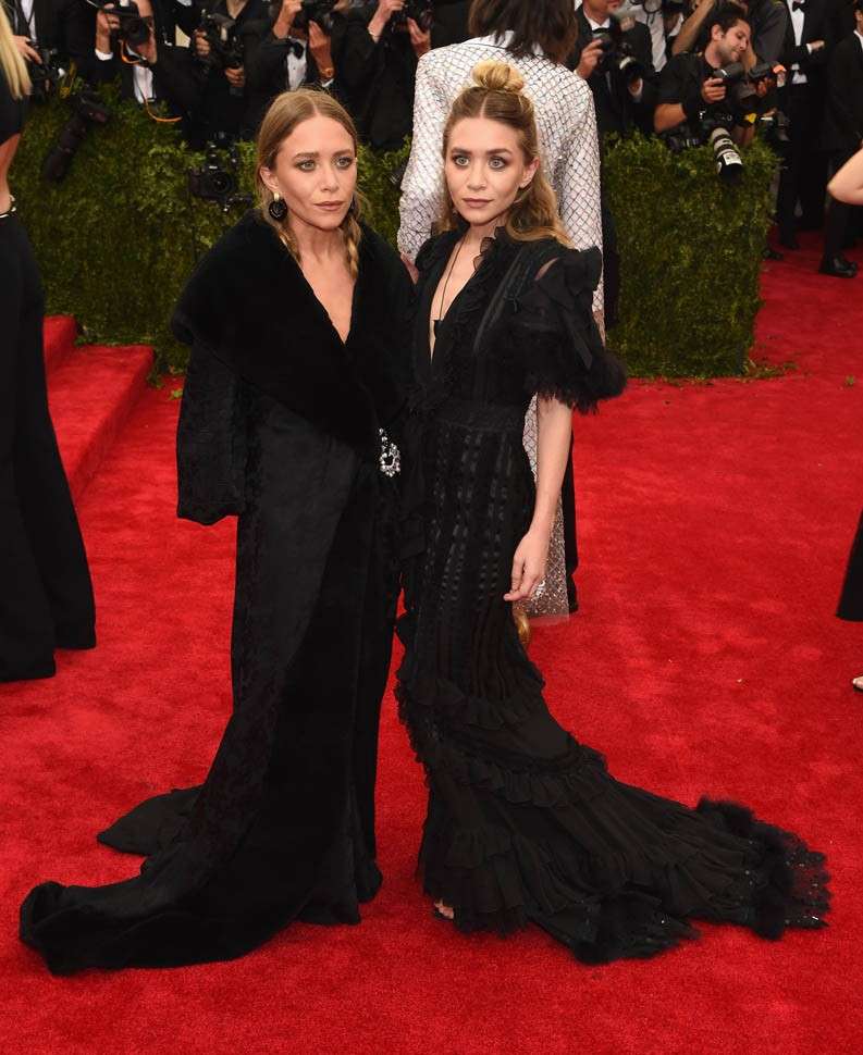 Le gemelle Olsen al Met gala 2015