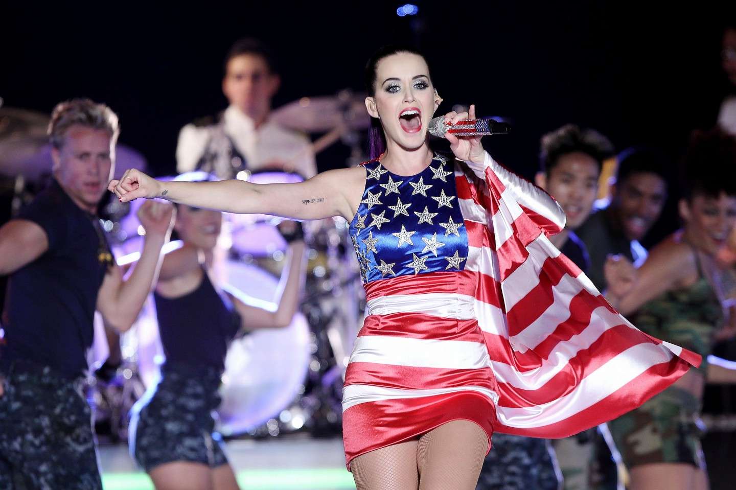 Katy Perry e la american flag