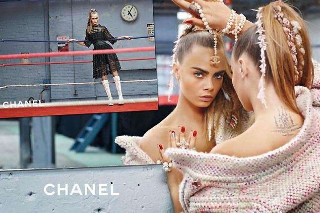 Cara Delevingne testimonial Chanel Autunno Inverno 2014-15