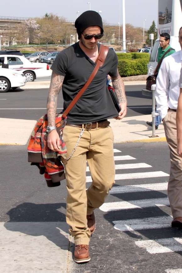 Look casual per David Beckham