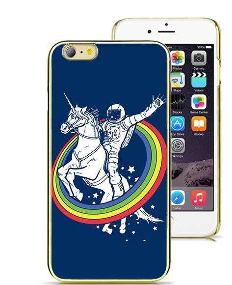 Cover con astronauta e unicorno