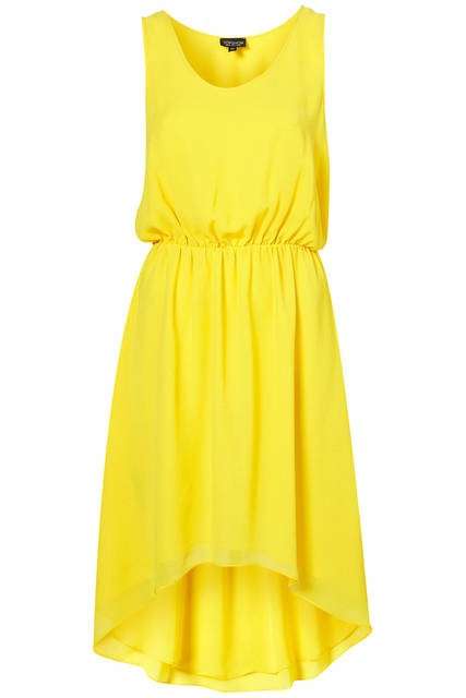 Mini dress giallo limone come Bella