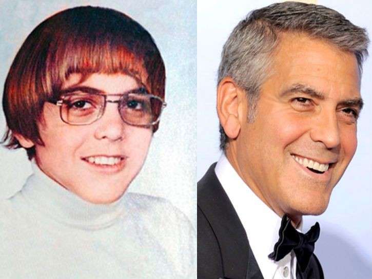 George Clooney da piccolo