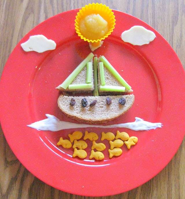 Sandwich a forma di barca
