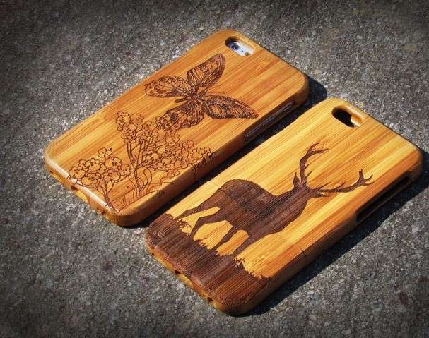Cover in legno con animali