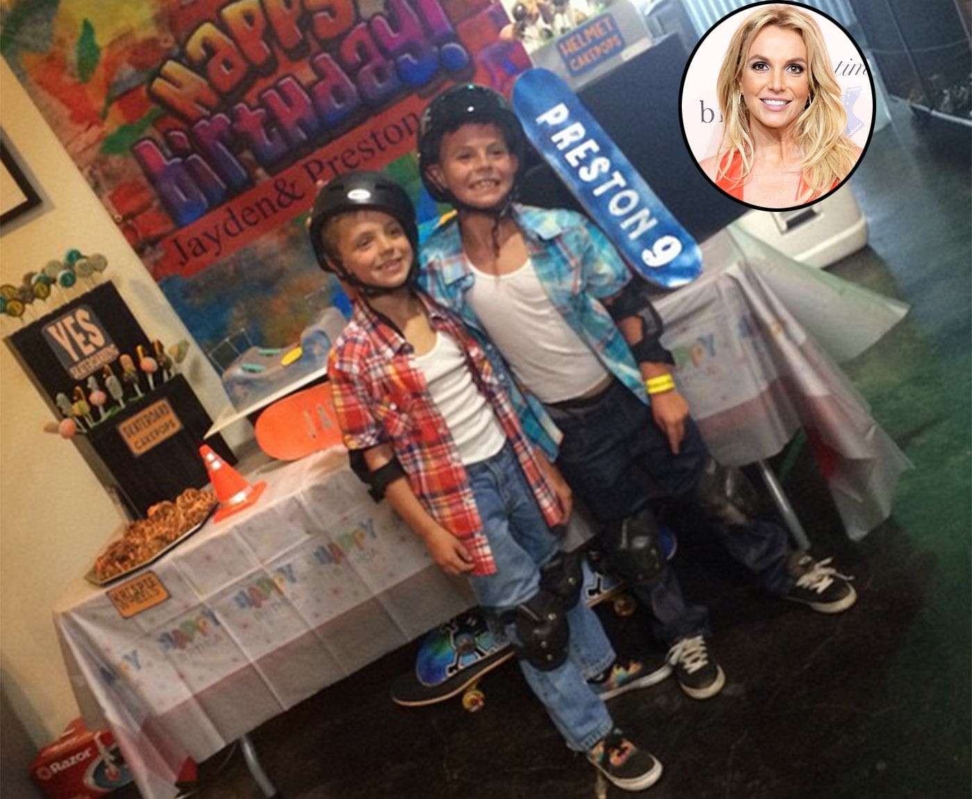 Compleanno di Preston e Jayden figli di Britney Spears