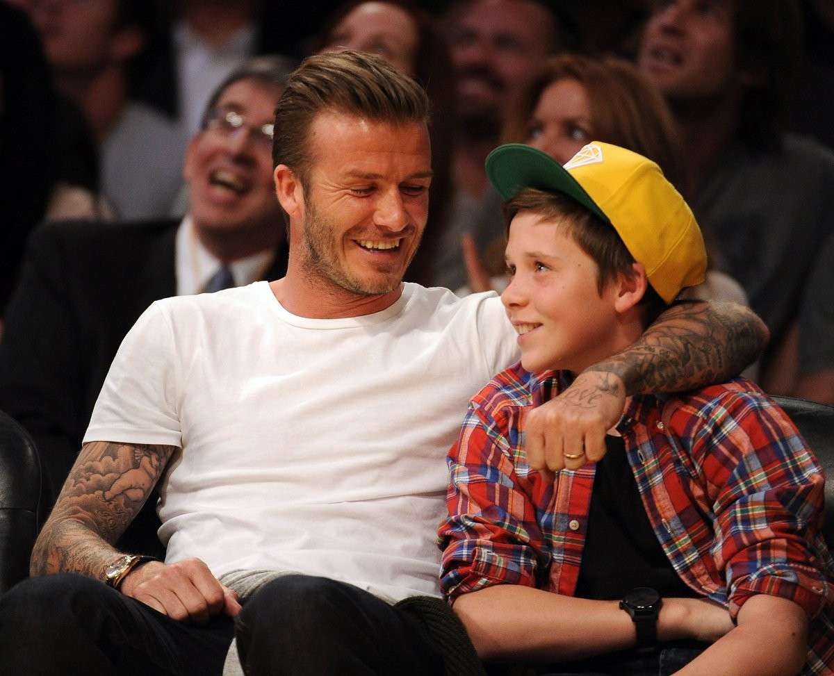 Brooklyn Beckham e David Beckham