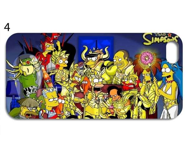 Cover dei Simpson come Cavalieri dello Zodiaco