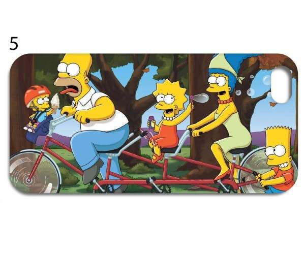 Cover dei Simpson in bicicletta