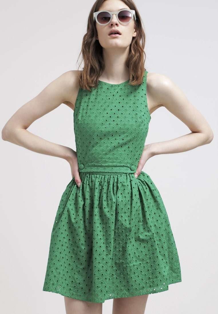Mini abito verde